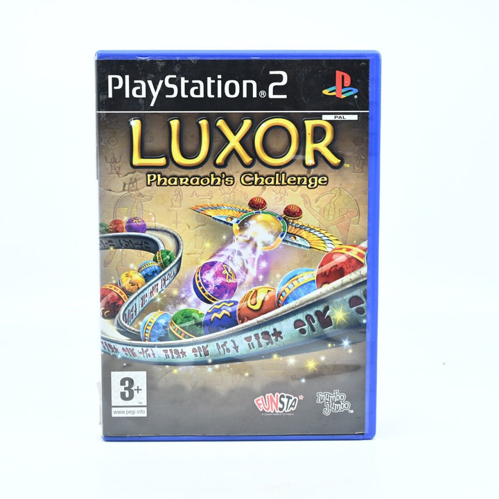 Luxor: Pharaoh's Challenge - Sony Playstation 2 / PS2 Game + Manual - PAL