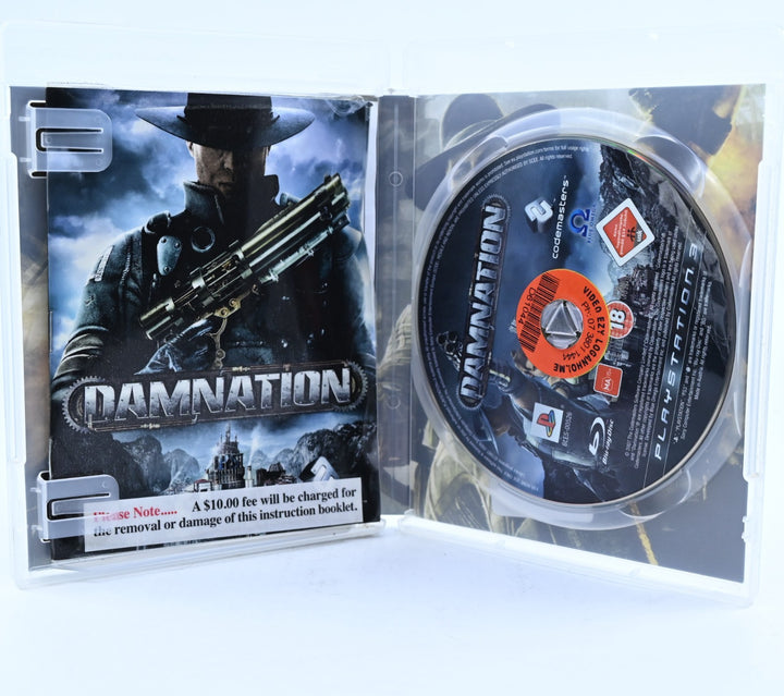 Damnation - Sony Playstation 3 / PS3 Game + Manual - FREE POST!