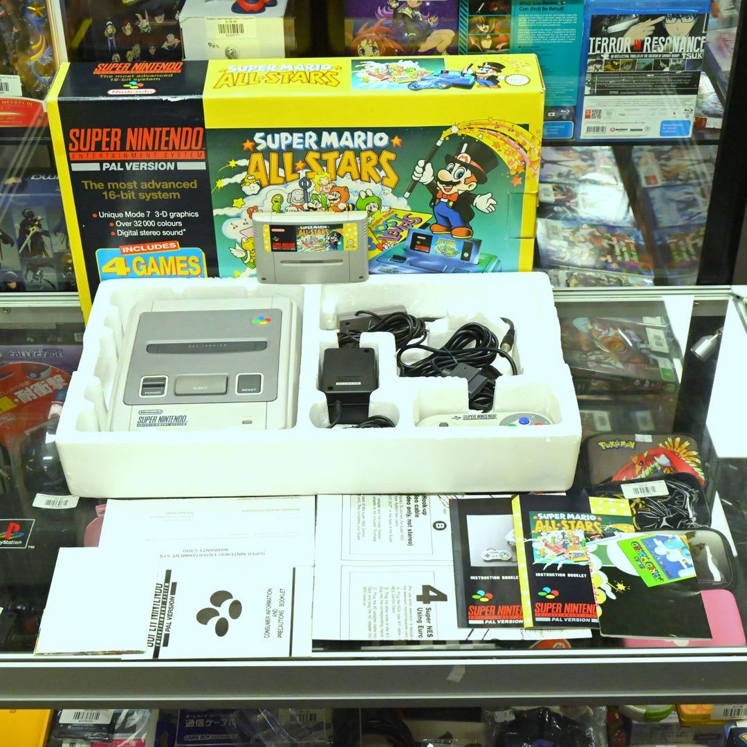 Super Mario All Stars Edition - Super Nintendo / SNES Boxed Console - PAL