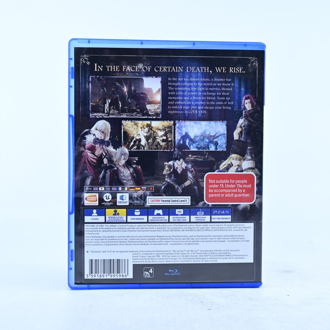 Code Vein - Sony Playstation 4 / PS4 Game - MINT DISC!