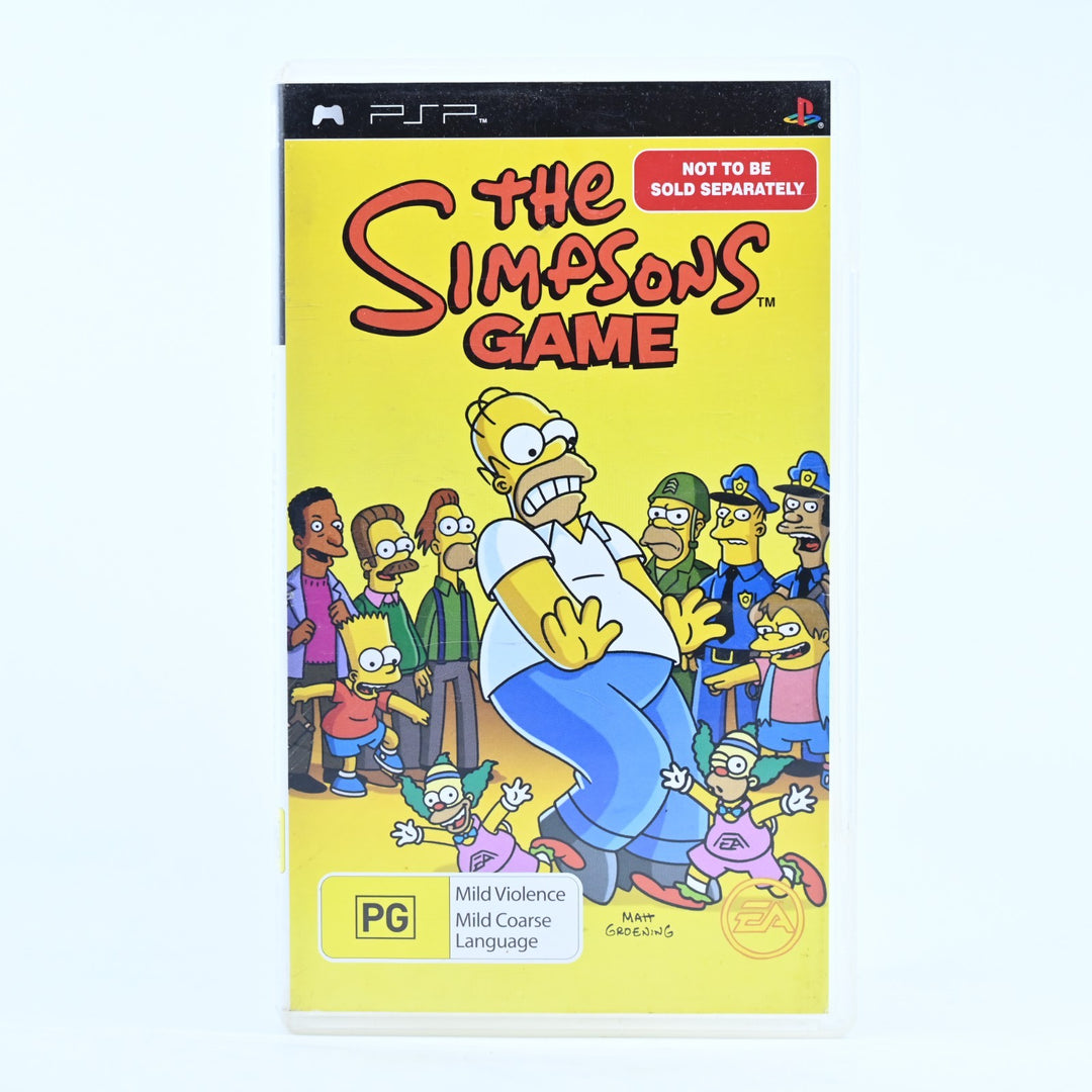 The Simpsons Game - Sony PSP Game - No Manual - FREE POST!