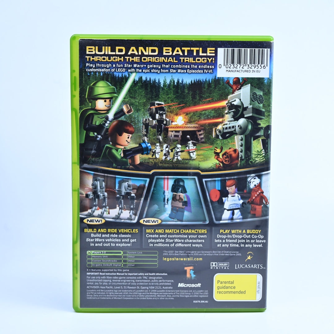 LEGO Star Wars II: The Original Trilogy - Original Xbox Game + Manual - PAL