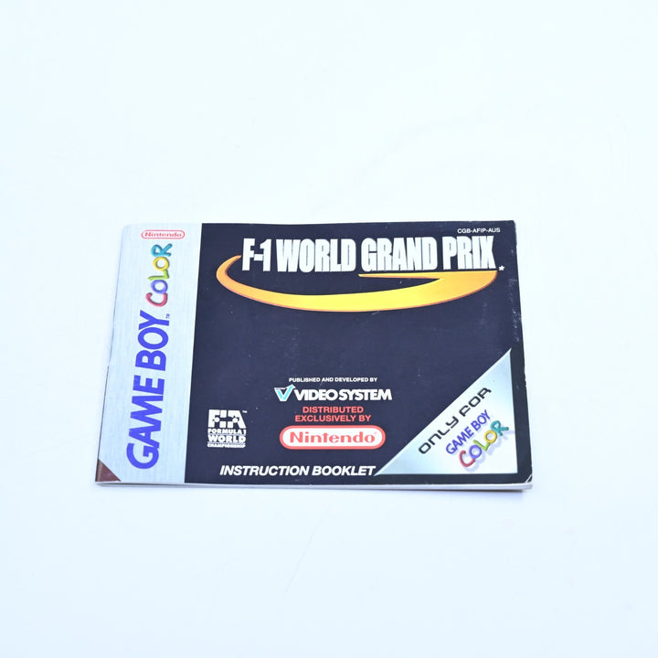 F1 World Grand Prix - Nintendo Gameboy Boxed Game - PAL - FREE POST!