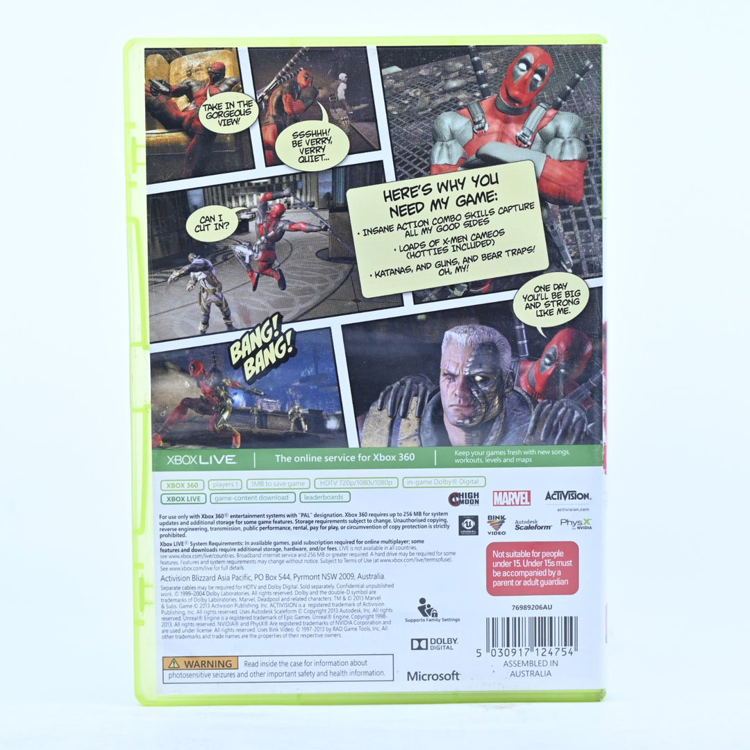 Deadpool - Xbox 360 Game - PAL - MINT DISC!