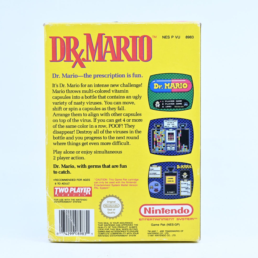 Dr. Mario - Nintendo Entertainment System / NES Boxed Game - PAL - FREE POST!