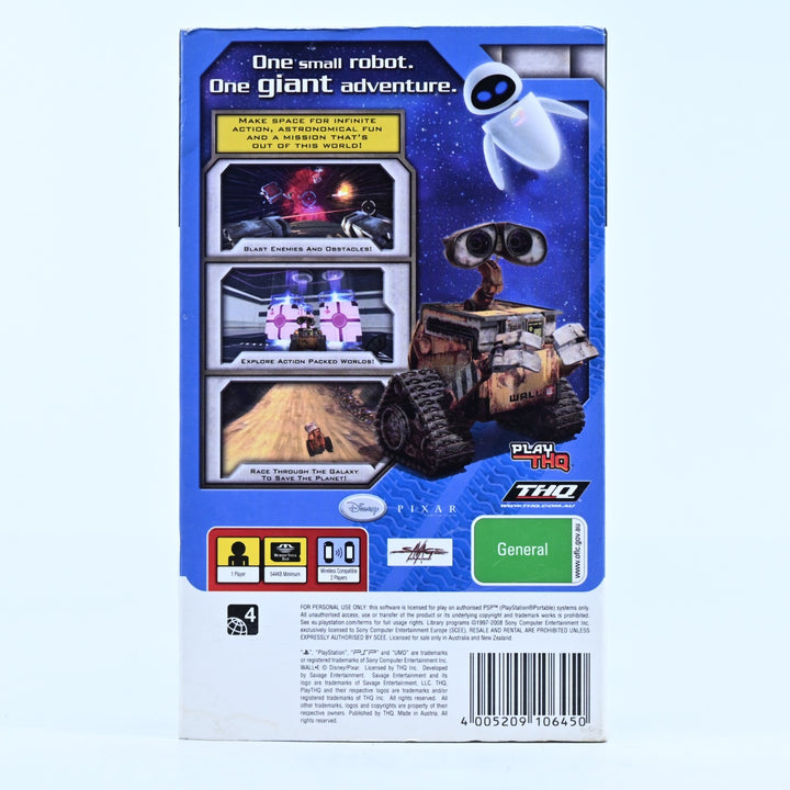 Wall-E - Sony PSP Game + Manual + SlipCover - FREE POST!