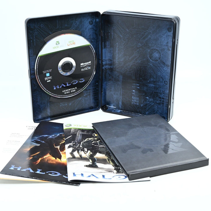 Halo 3 Limited Edition Steelbook - Xbox 360 Game + Manual - PAL - MINT DISC!