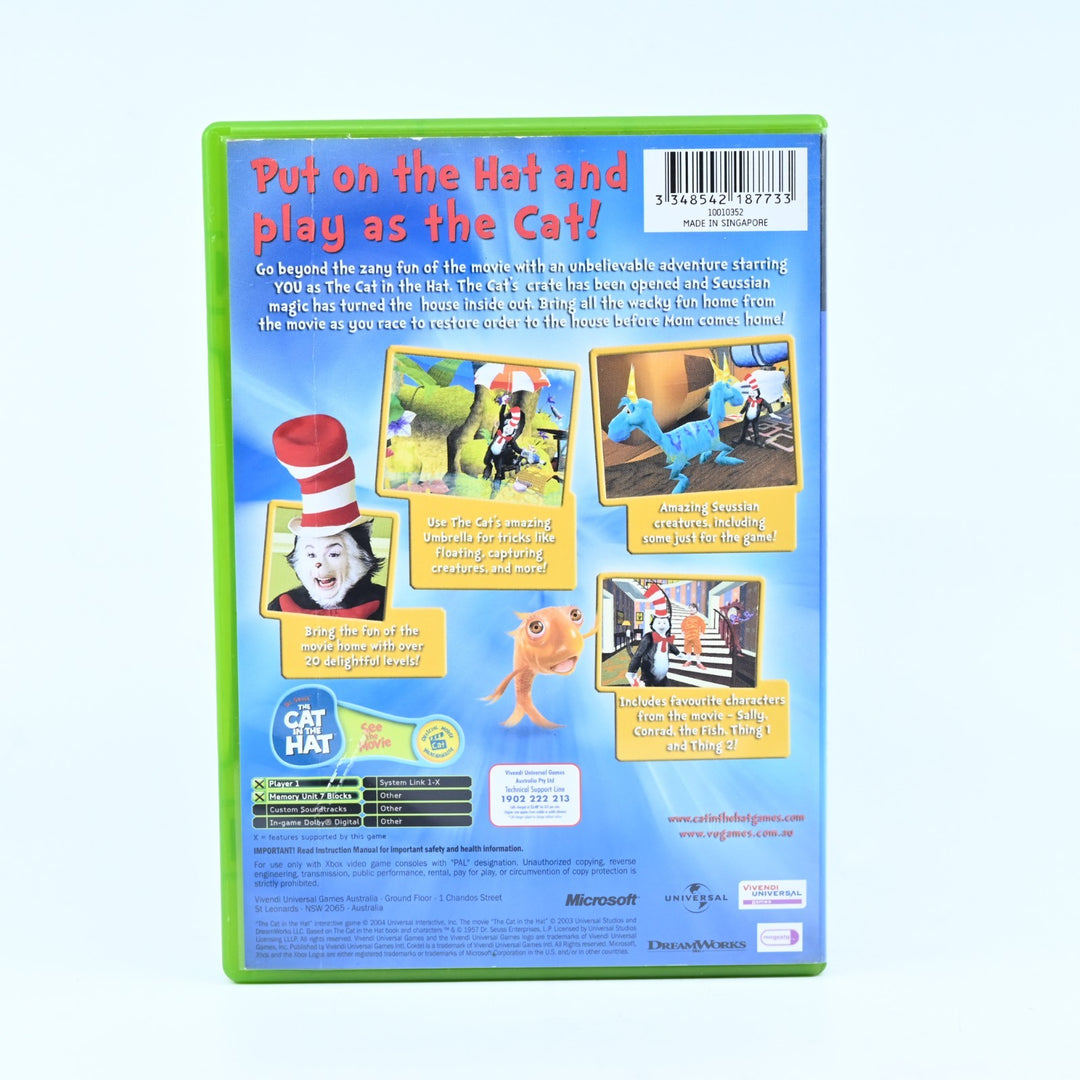 The Cat in the Hat - Original Xbox Game + Manual - PAL - MINT DISC!
