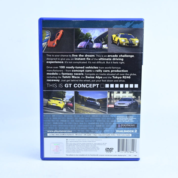 Gran Turismo Concept 2002 Tokyo-Geneva - PS2 Game + Manual - PAL