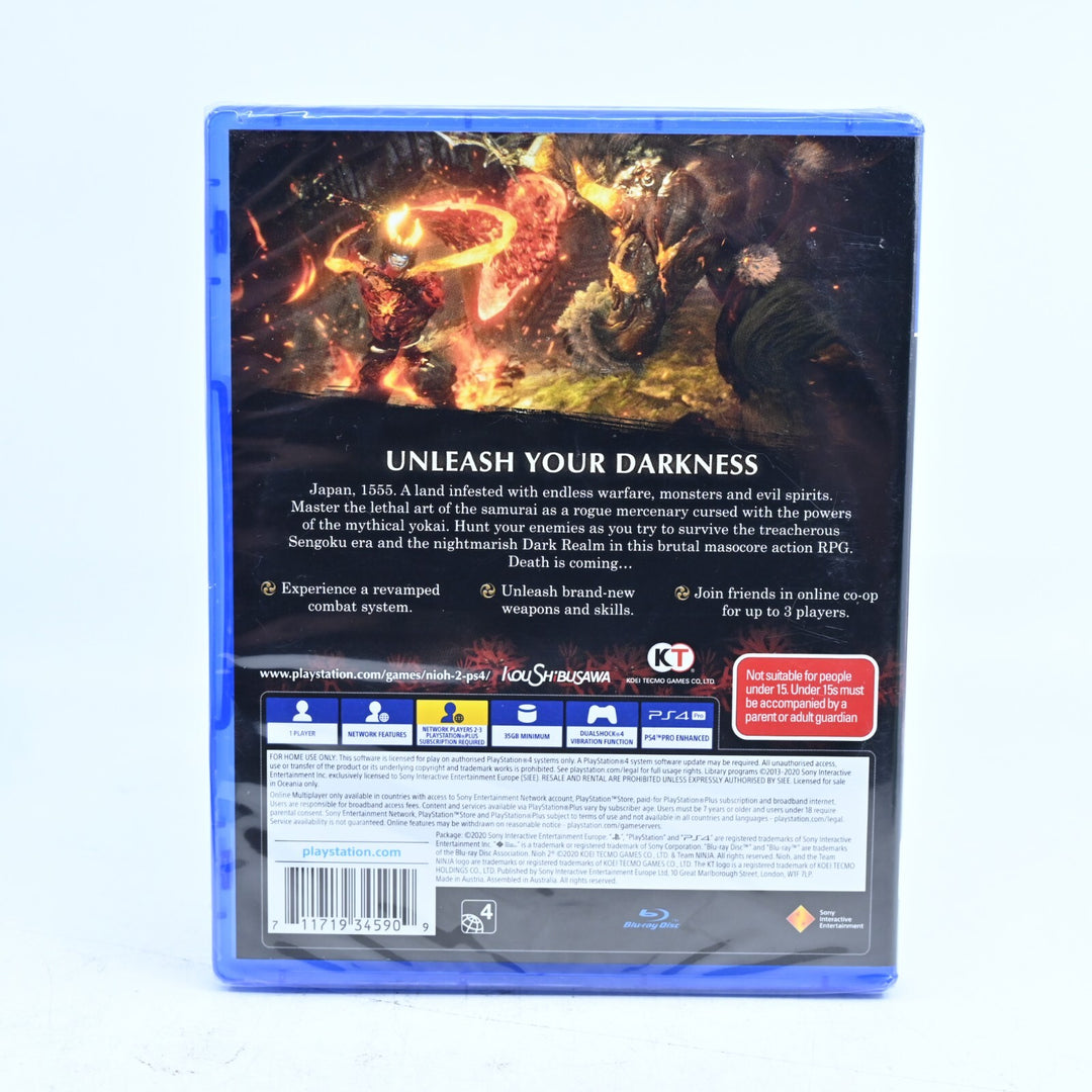 SEALED! Nioh 2 - Sony Playstation 4 / PS4 Game - FREE POST!