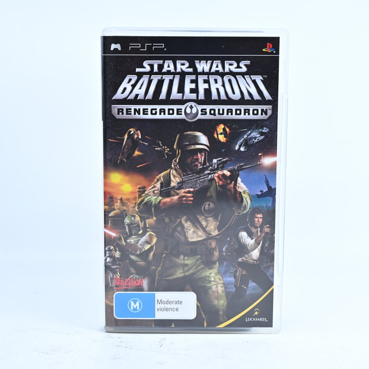 Star Wars Battlefront: Renegade Squadron - Sony PSP Game + Manual - FREE POST!