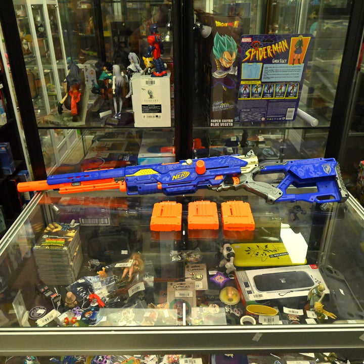 NERF Long Strike CS-6 - Rifle - NERF Elite - Foam Dart Gun - Toy