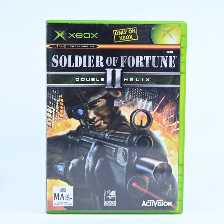 Soldier of Fortune II: Double Helix - Original Xbox Game + Manual - PAL