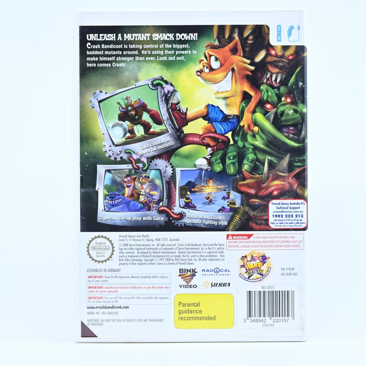 Crash: Mind Over Mutant - Nintendo Wii Game - No Manual - PAL