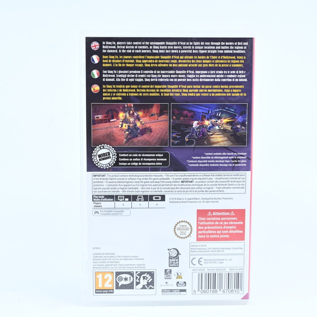 Shaq Fu: A Legend Reborn - Nintendo Switch Game - FREE POST!