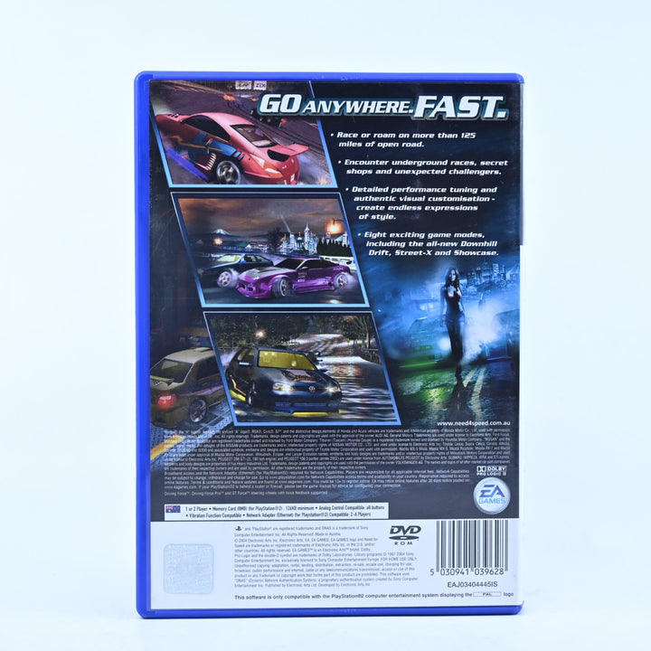Need for Speed: Underground 2 - Sony Playstation 2 / PS2 Game + Manual - PAL