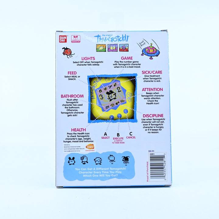 The Original Tamagotchi Gen 2 - Virtual Reality Pet - Blue With Silver - Toy