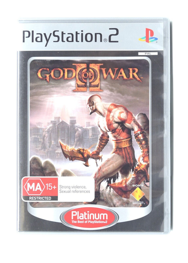 LIKE NEW! God of War II - Sony Playstation 2 / PS2 Game - PAL - FREE POST!