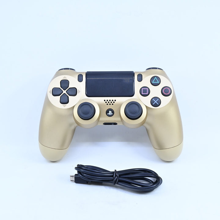 Gold DualShock Controller - Sony Playstation 4 / PS4 Accessory