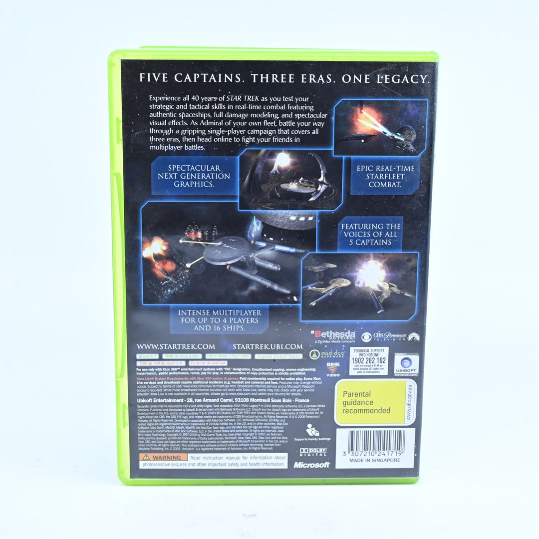 Star Trek Legacy - Xbox 360 Game + Manual - PAL - MINT DISC!