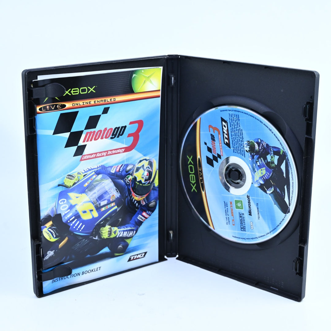 Moto GP 3 - Original Xbox Game + Manual - PAL - MINT DISC!