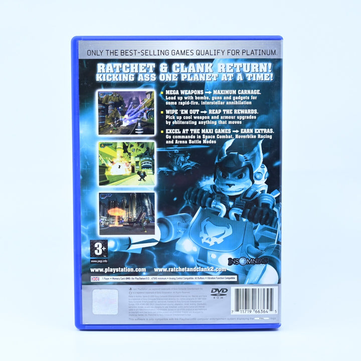 Ratchet & Clank 2: Locked and Loaded - Sony Playstation 2 / PS2 Game - No Manual