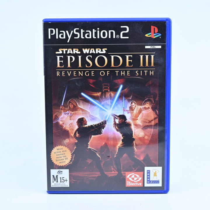 Star Wars: Episode III Revenge of the Sith - PS2 Game + Manual - PAL