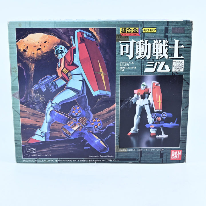 Chogokin GD-28 RGM-79 Mobile Suit GM - Bandai - 1:144 Die-Cast Anime Figure