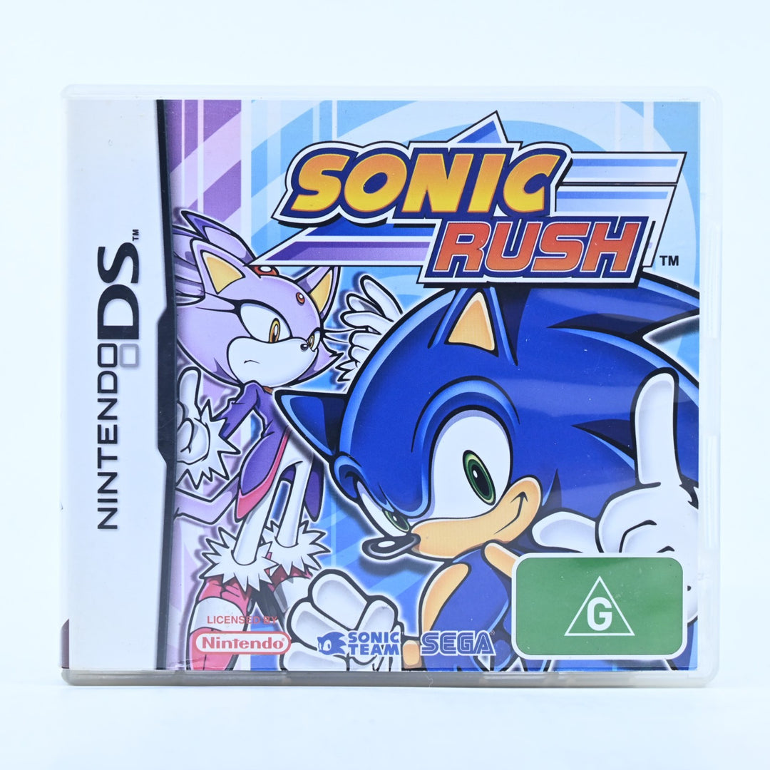Sonic Rush - Nintendo DS Game - PAL + Manual - FREE POST!