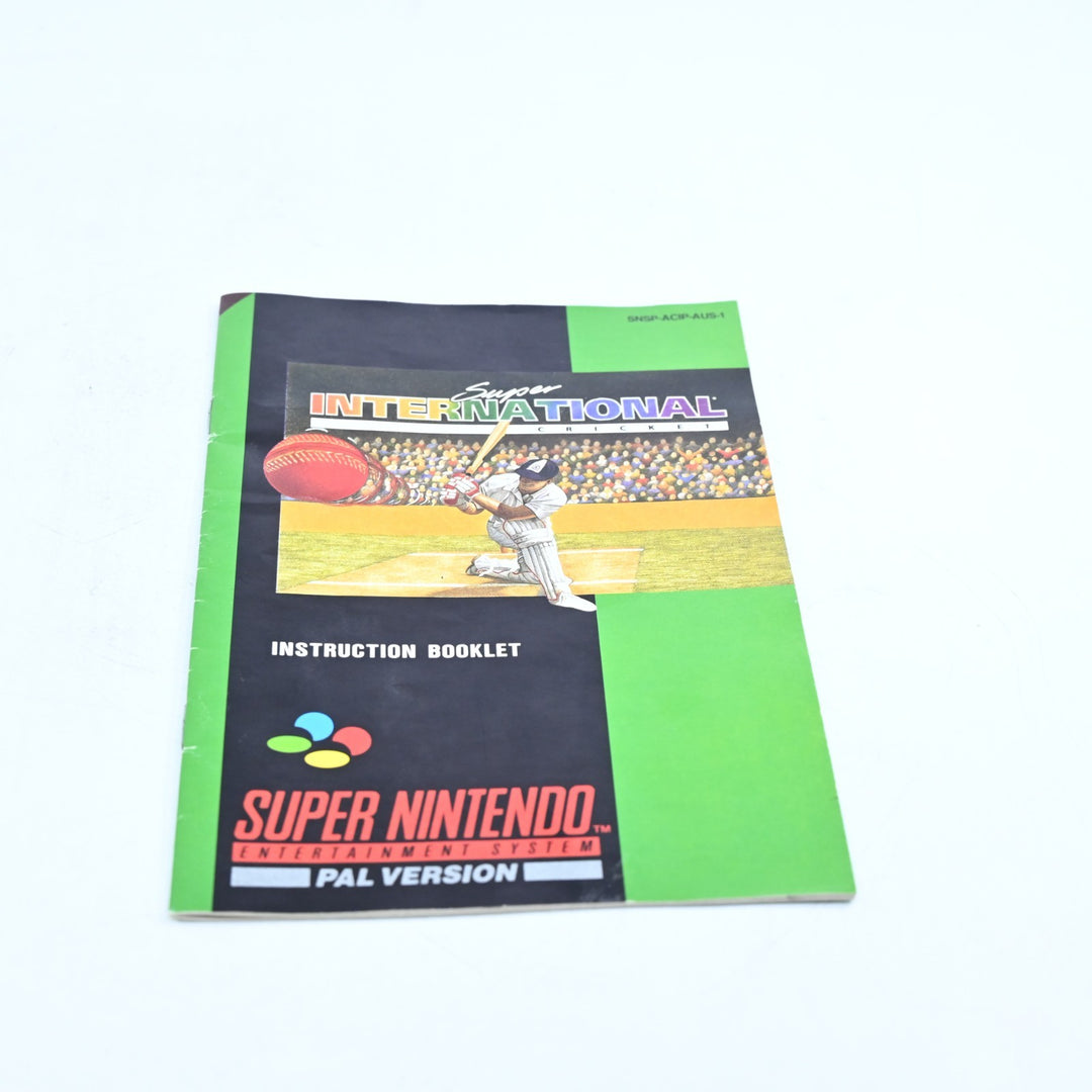 Super International Cricket - Super Nintendo / SNES Boxed Game - PAL