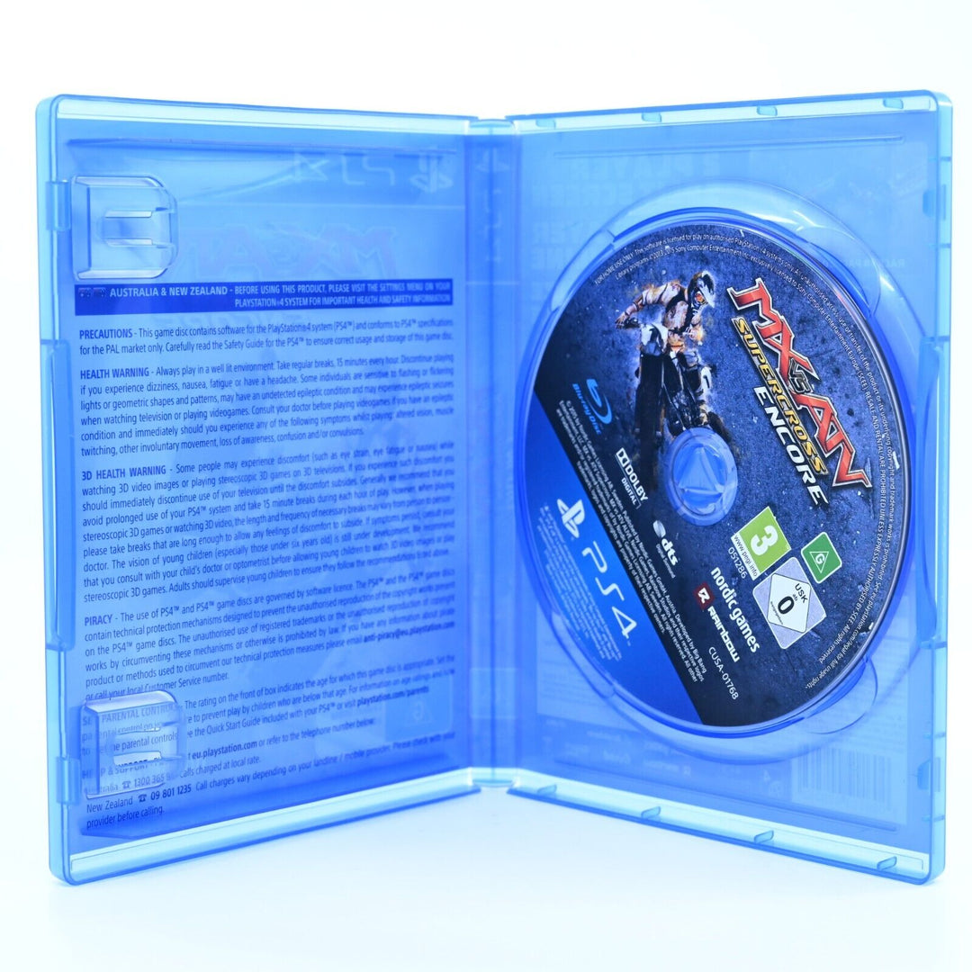 MX vs ATV: Supercross Encore - Sony Playstation 4 / PS4 Game - MINT DISC!