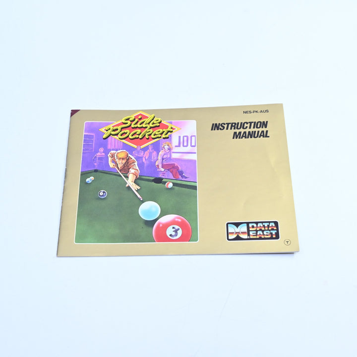 Side Pocket - Nintendo Entertainment System / NES Boxed Game - PAL - FREE POST!