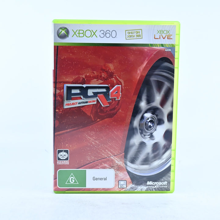Project Gotham Racing 4 - Xbox 360 Game + Manual - PAL - MINT DISC!