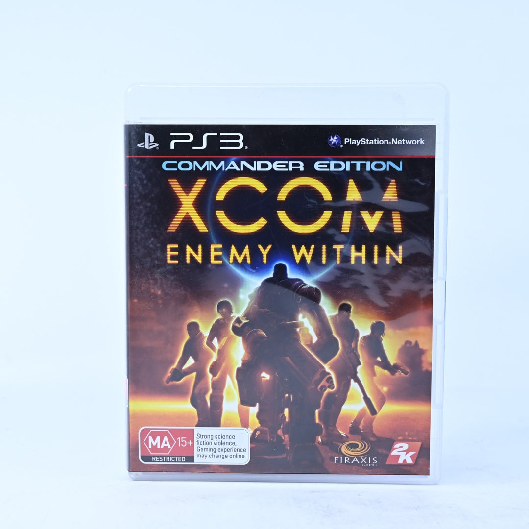 XCOM: Enemy Within - Commander Edition - Sony Playstation 3 / PS3 Game + Manual