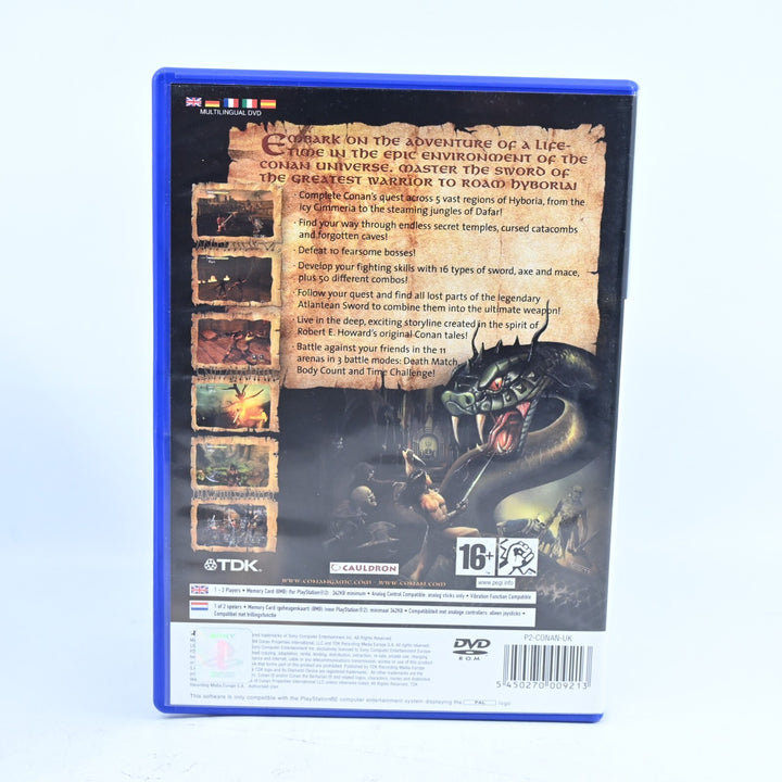Conan - Sony Playstation 2 / PS2 Game + Manual - PAL - MINT DISC!