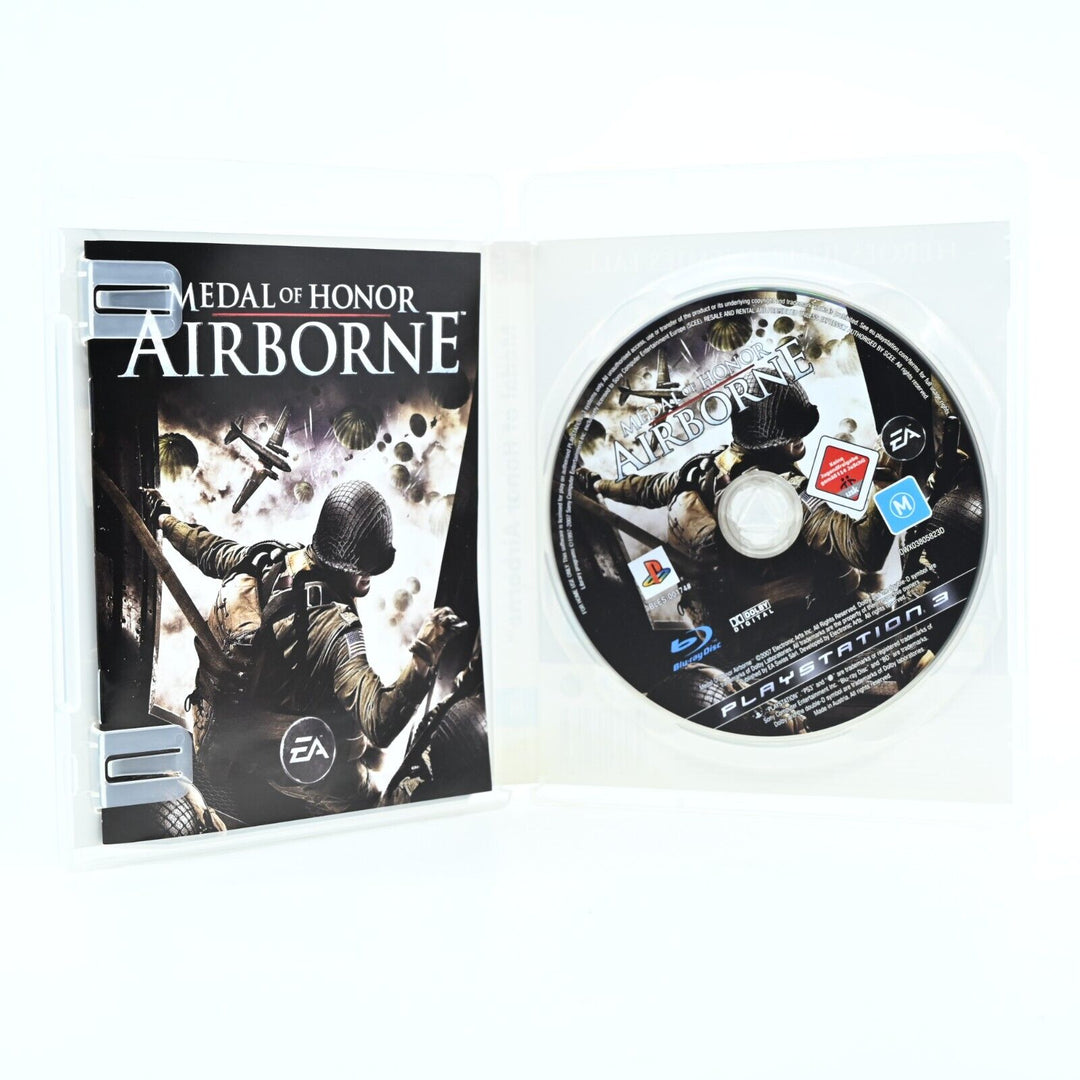 Medal of Honor Airborne - Sony Playstation 3 / PS3 Game + Manual - MINT DISC!