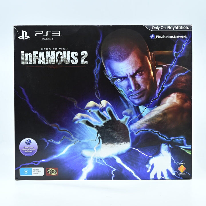 Infamous 2 - Hero Edition - Sony Playstation 3 / PS3 Game + Manual - MINT DISC!