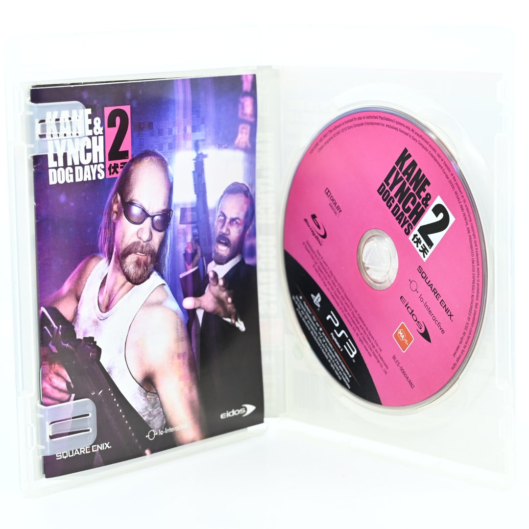 Kane and Lynch 2: Dog Days - Sony Playstation 3 / PS3 Game + Manual - MINT DISC!