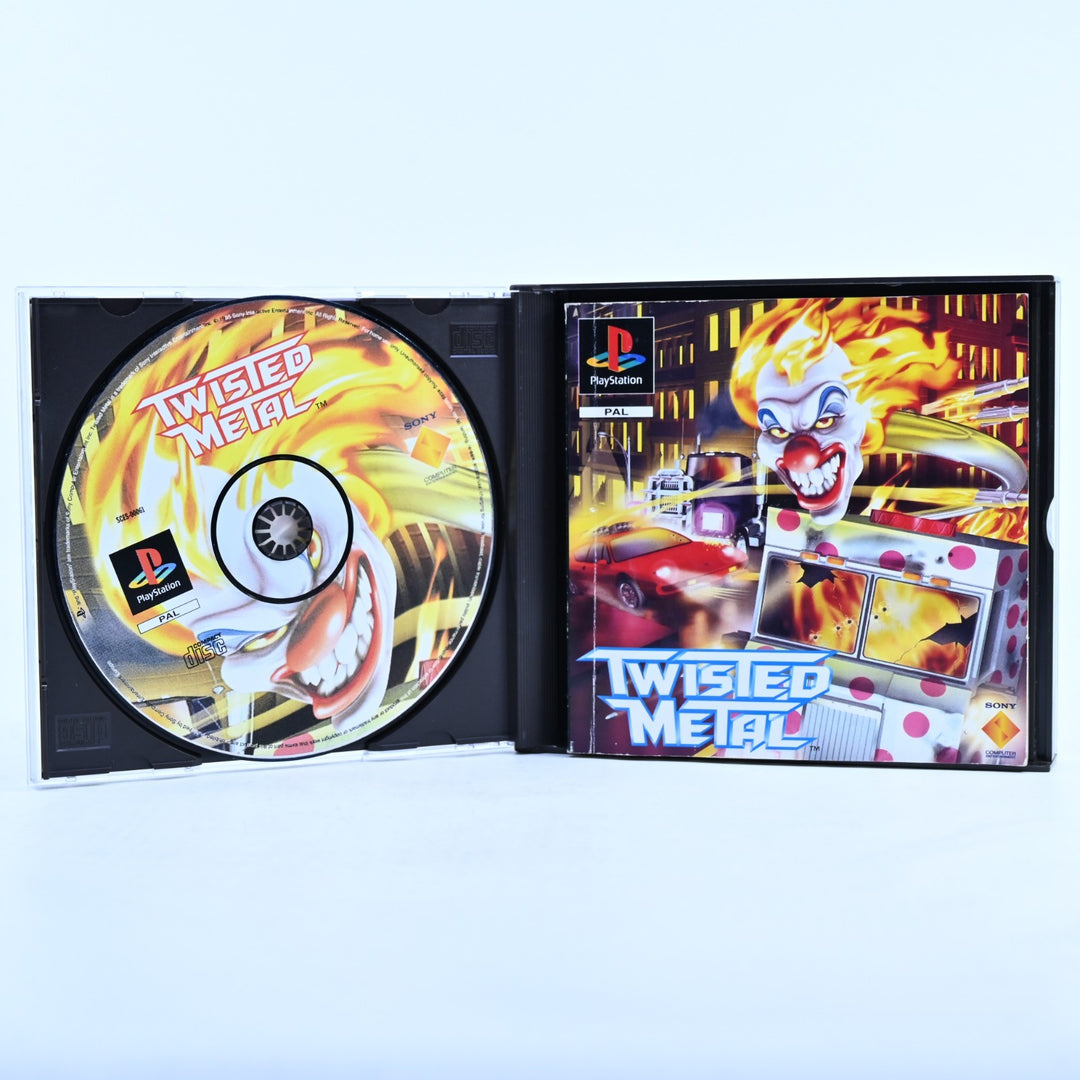Twisted Metal - Sony Playstation 1 / PS1 Game + Manual - PAL