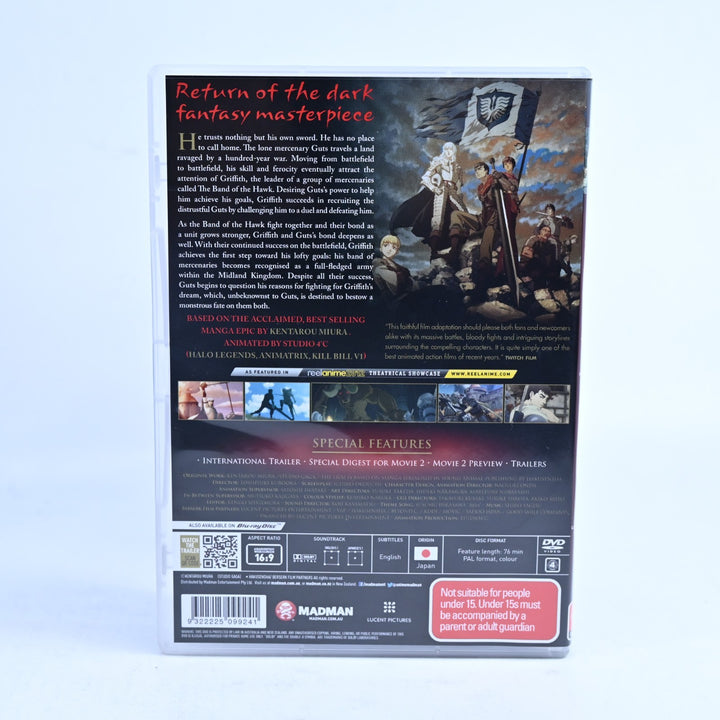 Berserk: The Golden Age Arc 1 - The Egg of the King - Region 4 - Anime DVD