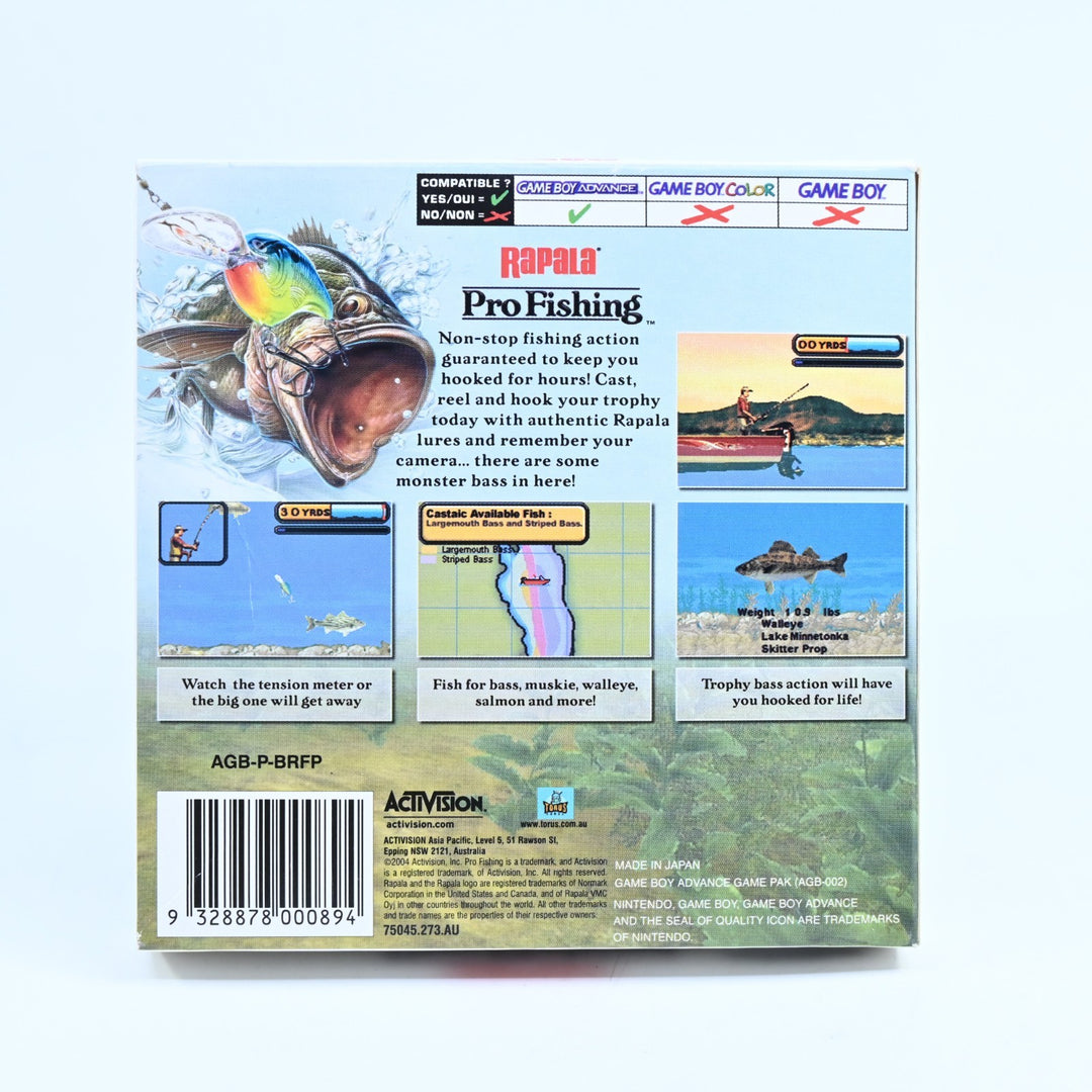 Rapala Pro Fishing - Nintendo Gameboy Advance / GBA Boxed Game - PAL