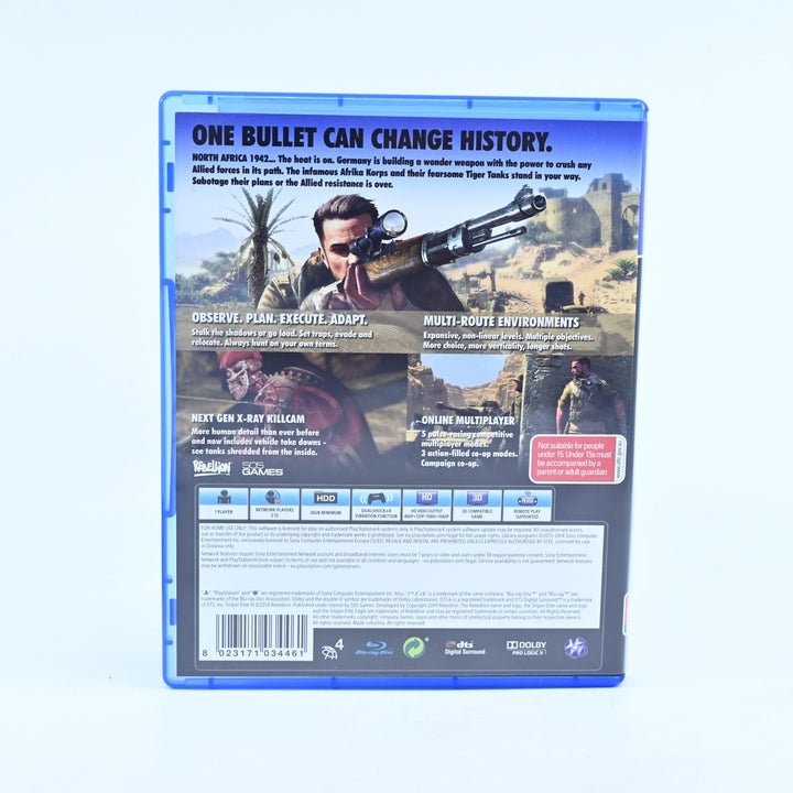 Sniper Elite III: Afrika - Sony Playstation 4 / PS4 Game - MINT DISC!