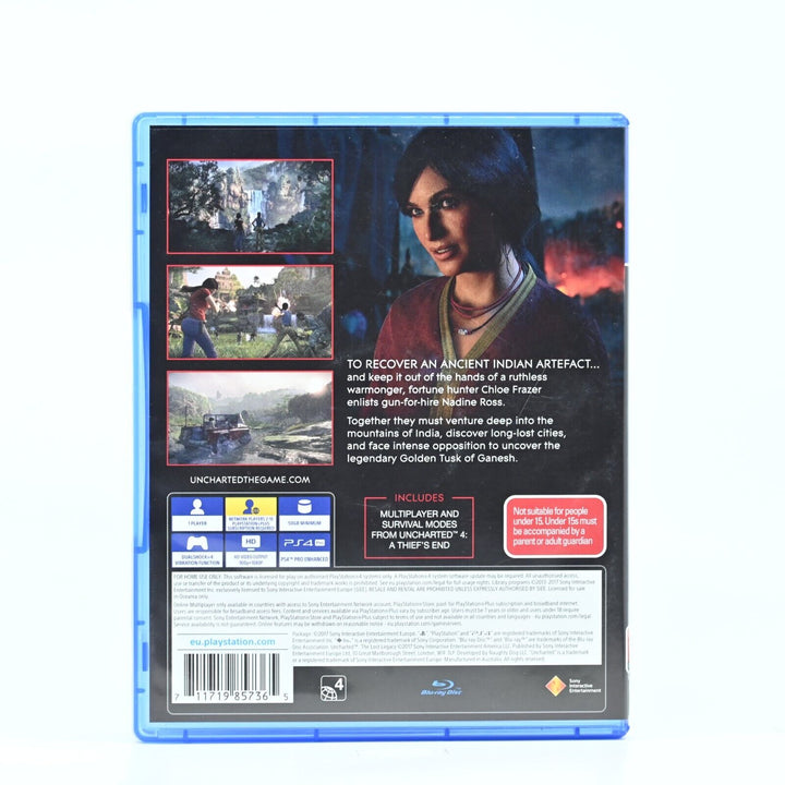 Uncharted: The Lost Legacy - Sony Playstation 4 / PS4 Game - FREE POST!