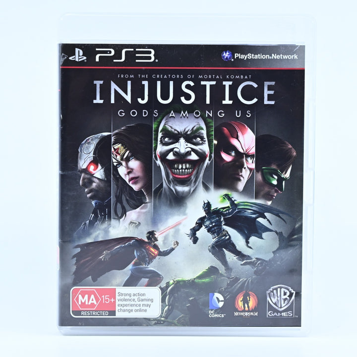 Injustice: Gods Among Us - Sony Playstation 3 / PS3 Game + Manual - FREE POST!