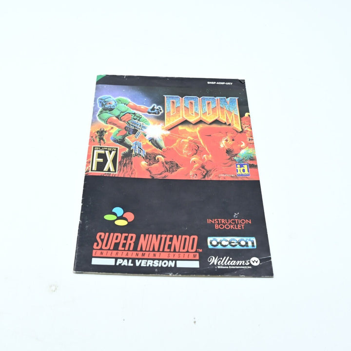 Doom - Super Nintendo / SNES Boxed Game - PAL - FREE POST!