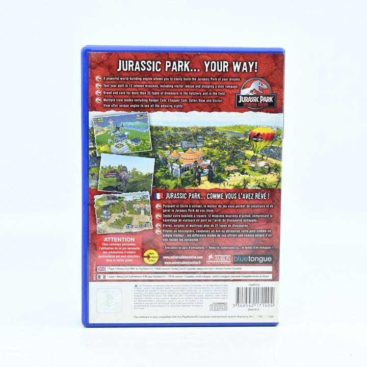 Jurassic Park: Operation Genesis - Sony Playstation 2 / PS2 Game - No Manual