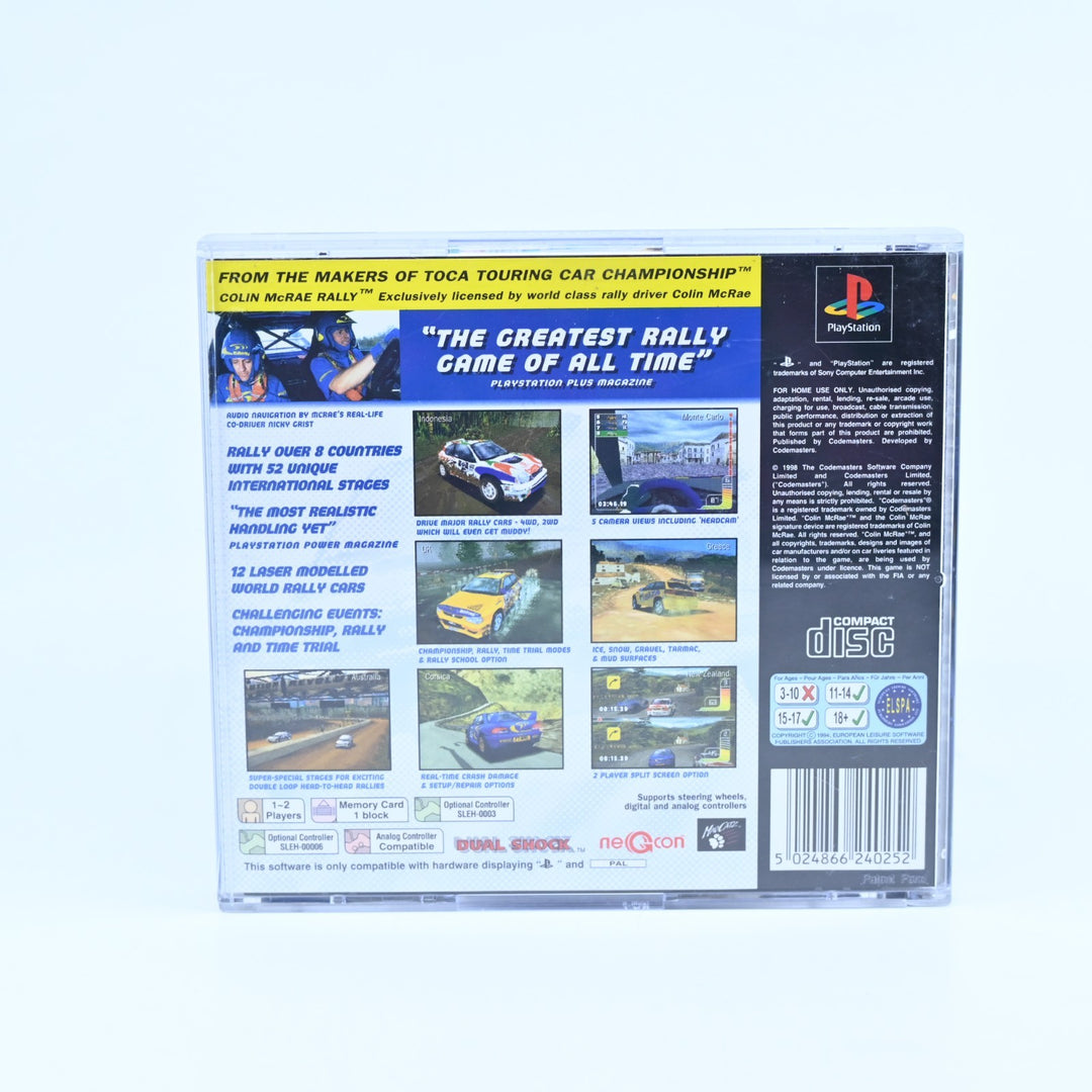 Colin McRae Rally - Sony Playstation 1 / PS1 Game + Manual - PAL