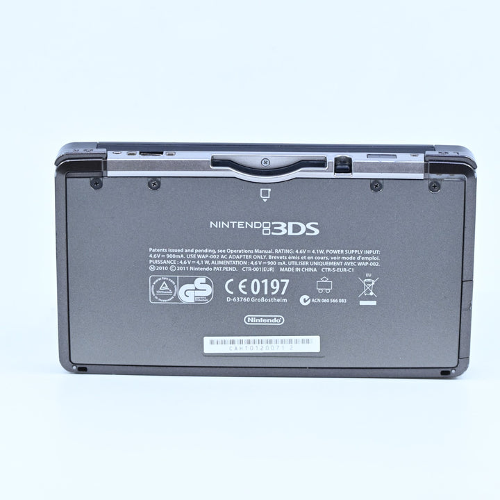 Black Nintendo 3DS Console - CTR-001 - PAL + SD Card! - FREE POST!