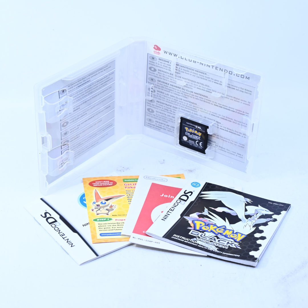 Pokemon Black Version - Nintendo DS Game - PAL + Manual - FREE POST!