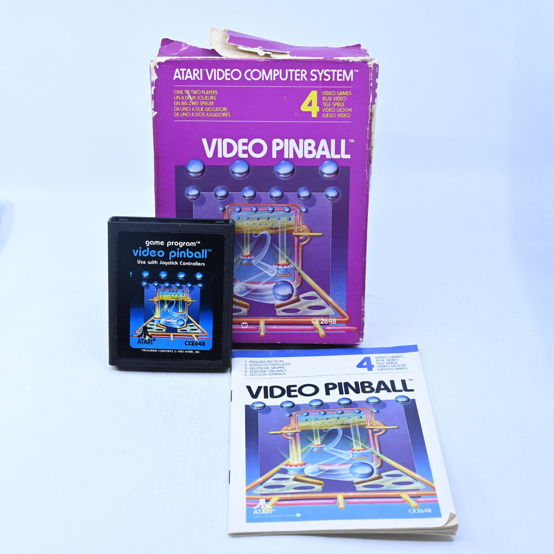 Video Pinball - Atari 2600 Boxed Game - PAL - FREE POST!